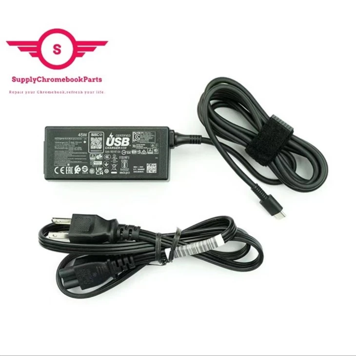 For HP 11 G8 EE Touch (AMD) Chromebook USB-C AC Adapter L42206-002 For HP 11 G8 EE Touch (AMD) Chromebook USB-C AC Adapter L42206-002