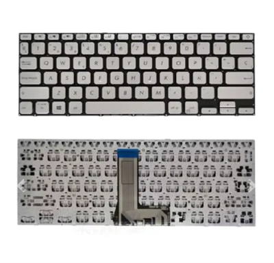 Original Laptop Keyboard For Asus Vivobook 14 X412 X412F X412FA X412U SILVER